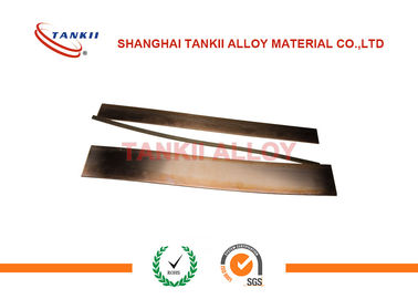 0.5 * 100mm Manganin Alloy, Manganese Copper Resistance Strip 6j13 Untuk Shunt