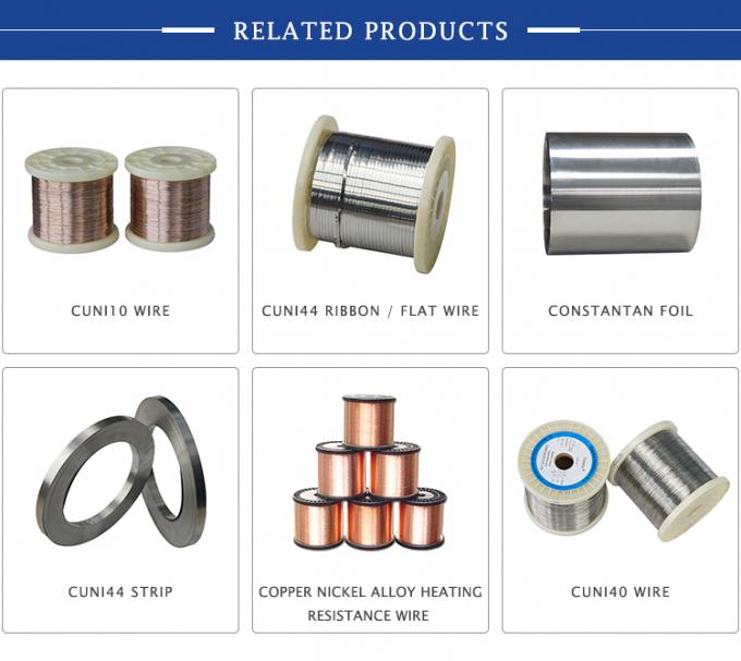 2.0mm CuNi 10 Copper Nickel Alloy Wire Untuk Tungku Listrik 0