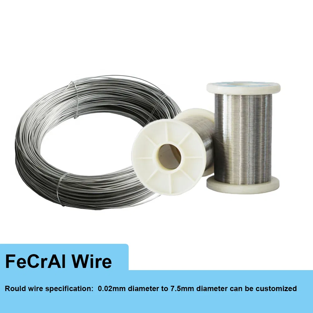Fecral Alloy 0cr21al6nb 0cr27al7mo2 0cr25al5 Komponen pemanas listrik tungku 0