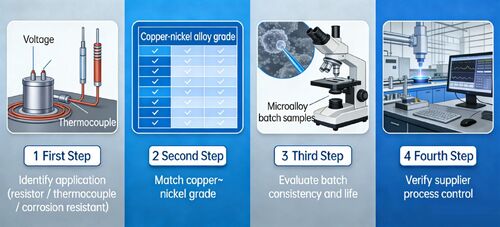 Latest company news about Panduan Profesional untuk Sumber Paduan Tembaga Nikel (Kawat Kupro Nikel)