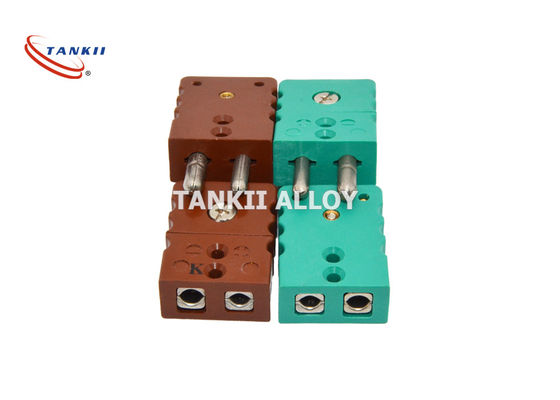 Konektor Termokopel Tipe 16A J Solid Pin Terpolarisasi ANSI
